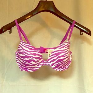 PINK Zebra Bra